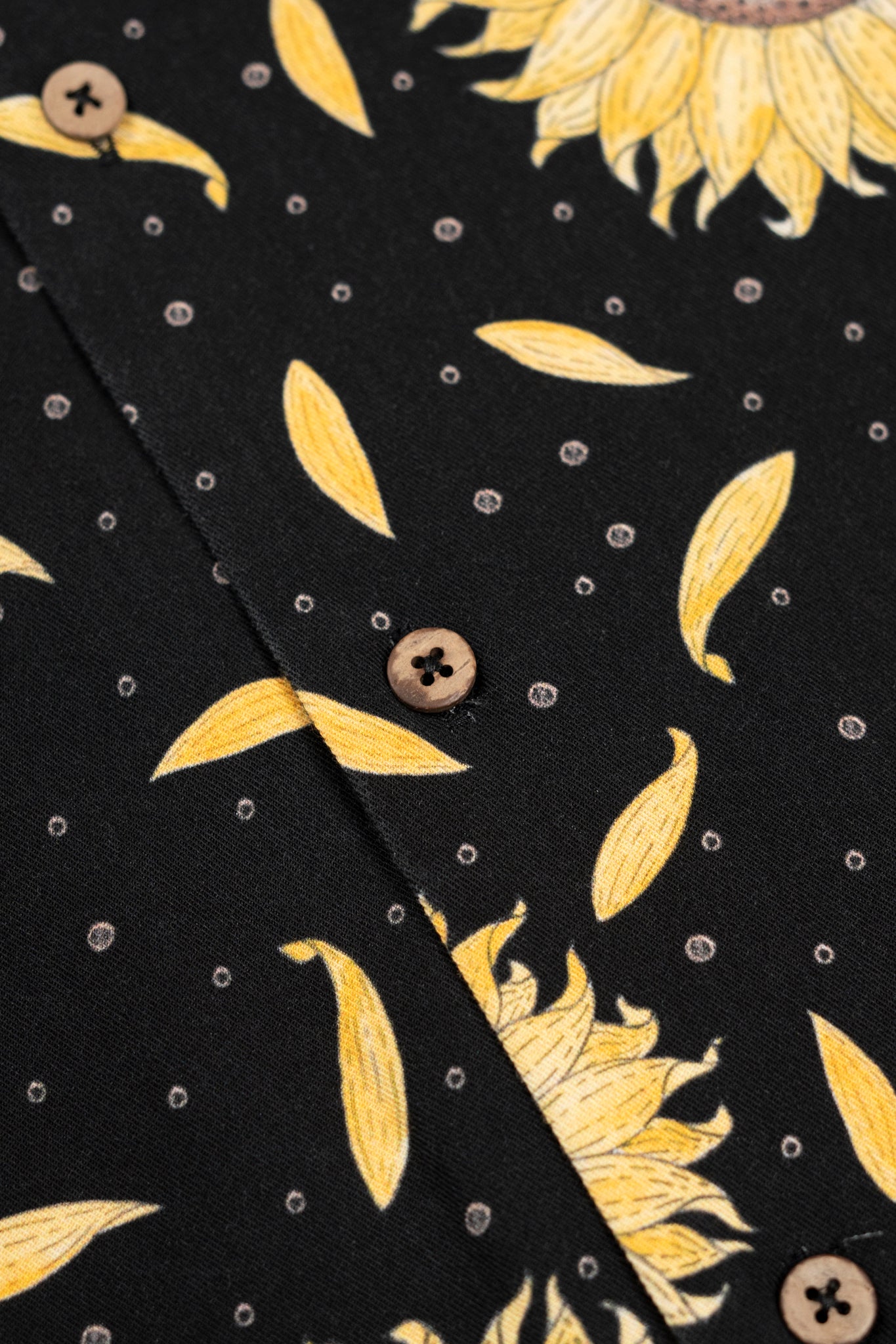 Sunflower Short Sleeve Shirt (Moonless Night)
