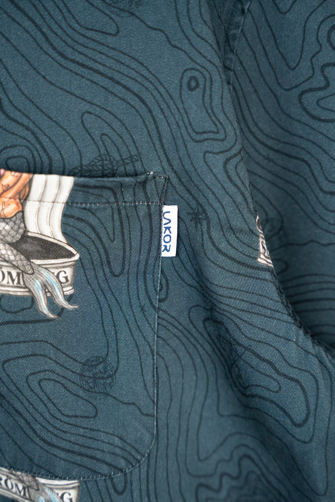 LAKOR Save The Mermaids Short Sleeve Shirt Short Sleeve Shirt Midnight Navy