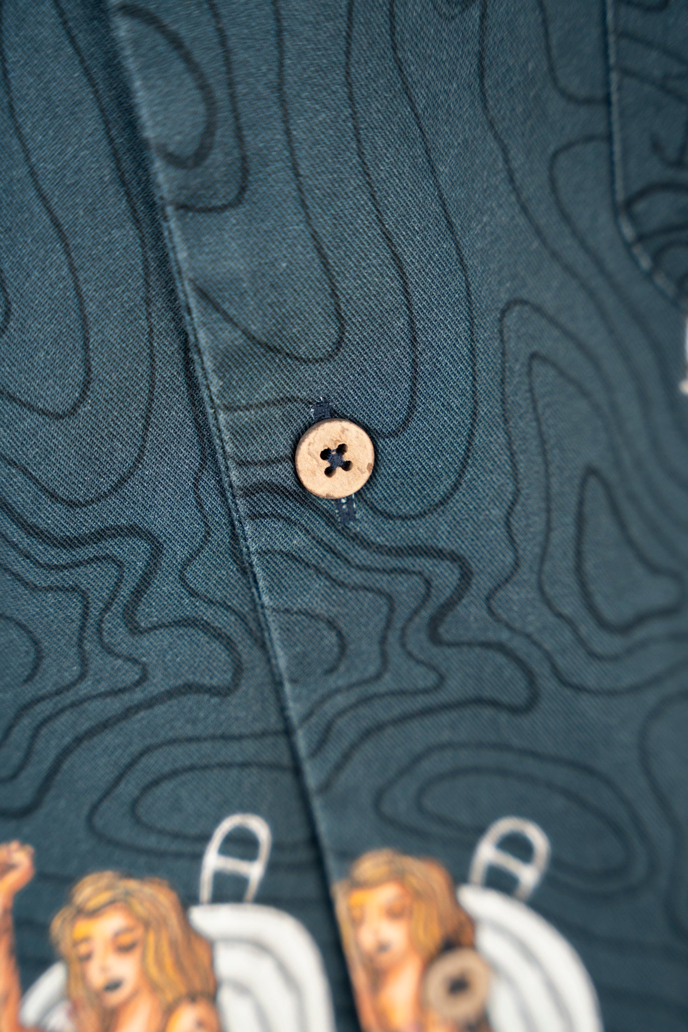 LAKOR Save The Mermaids Short Sleeve Shirt Short Sleeve Shirt Midnight Navy