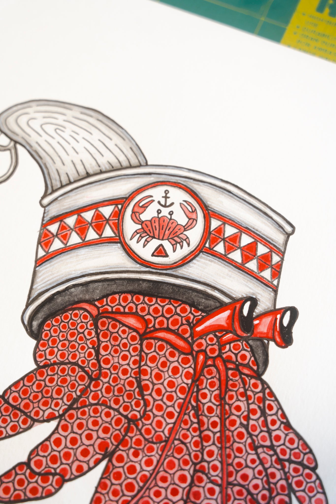 LAKOR Scrap Crab Original Poster White