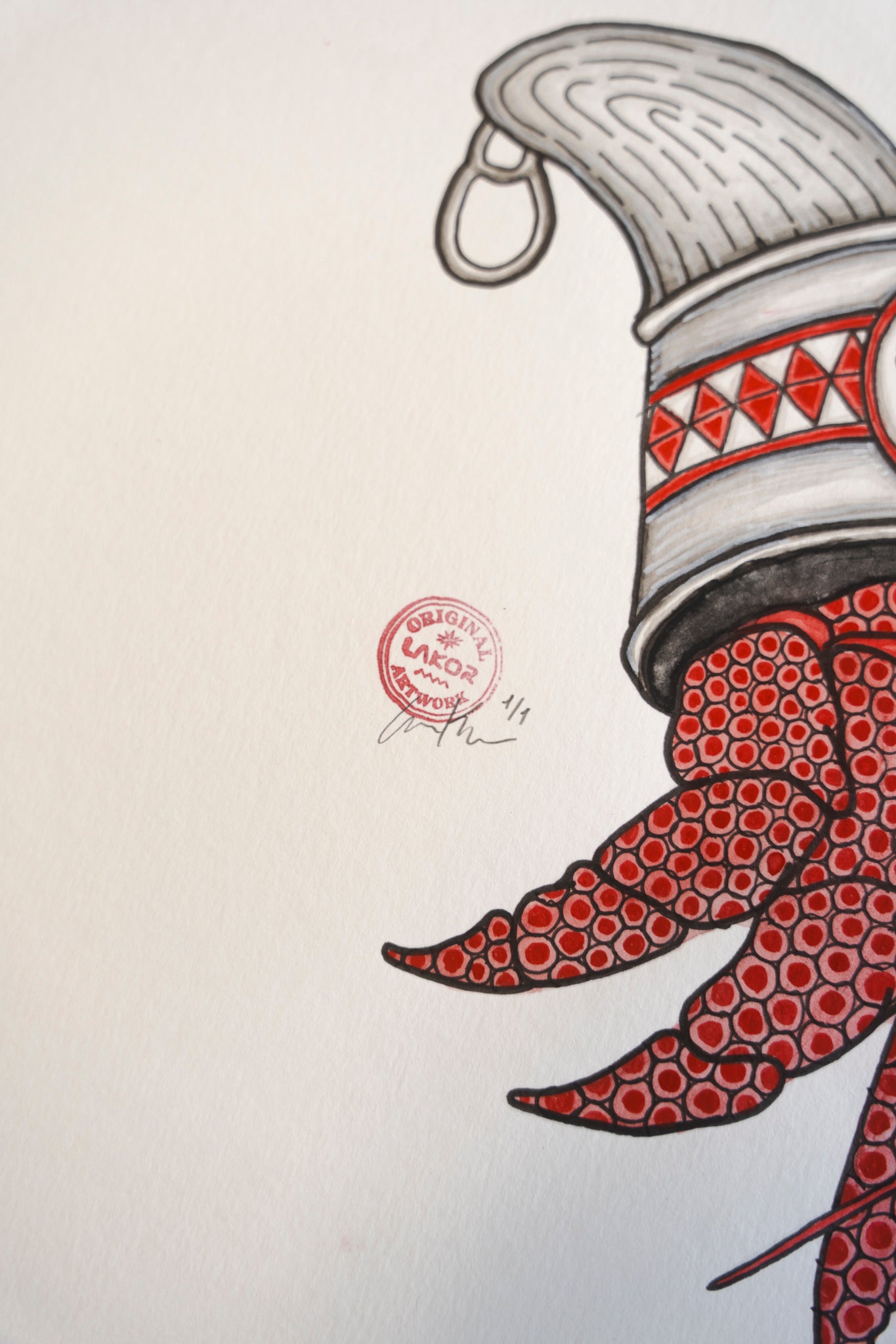 LAKOR Scrap Crab Original Poster White