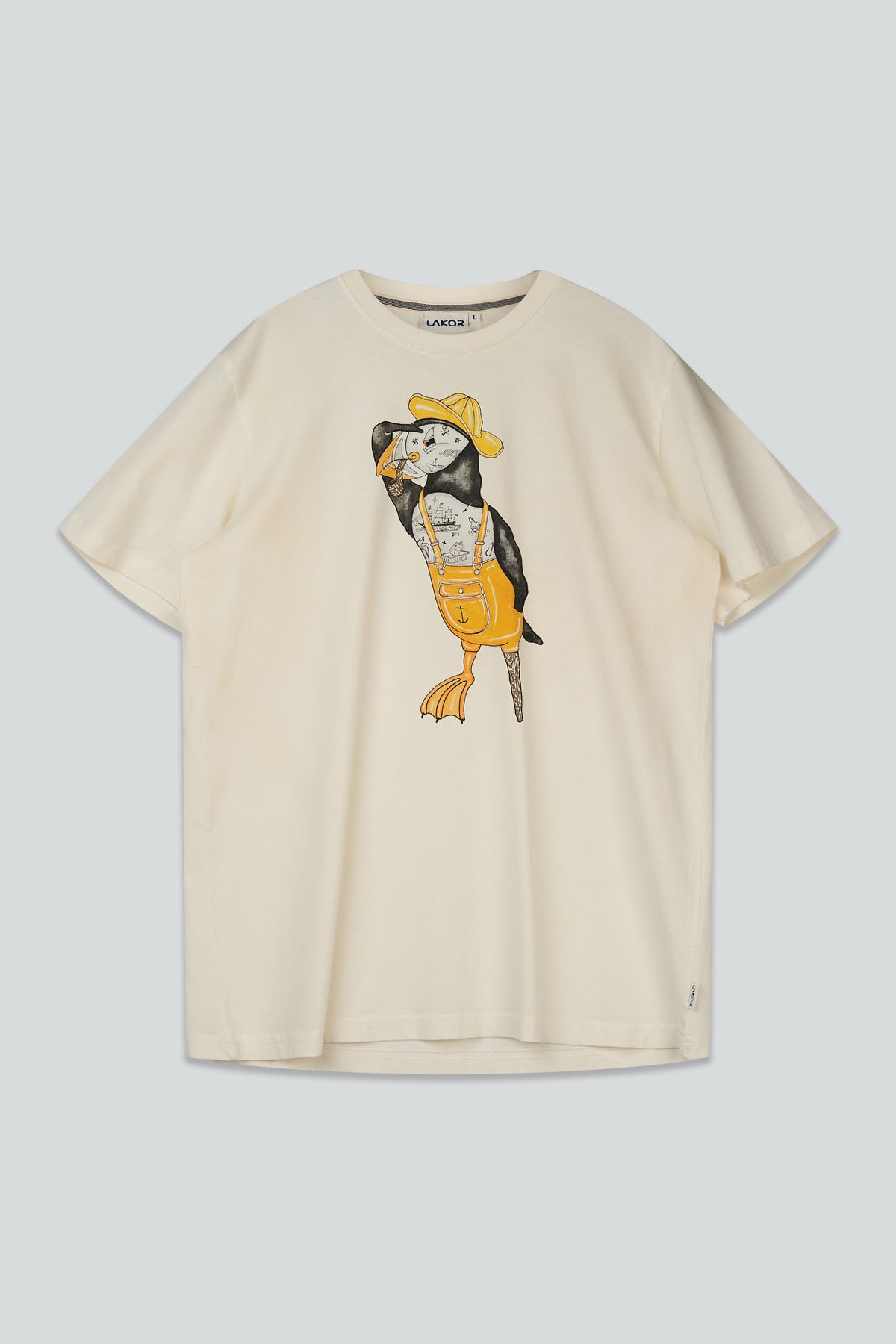 LAKOR Sea Parrot Seaman T-shirt T-Shirt Star White