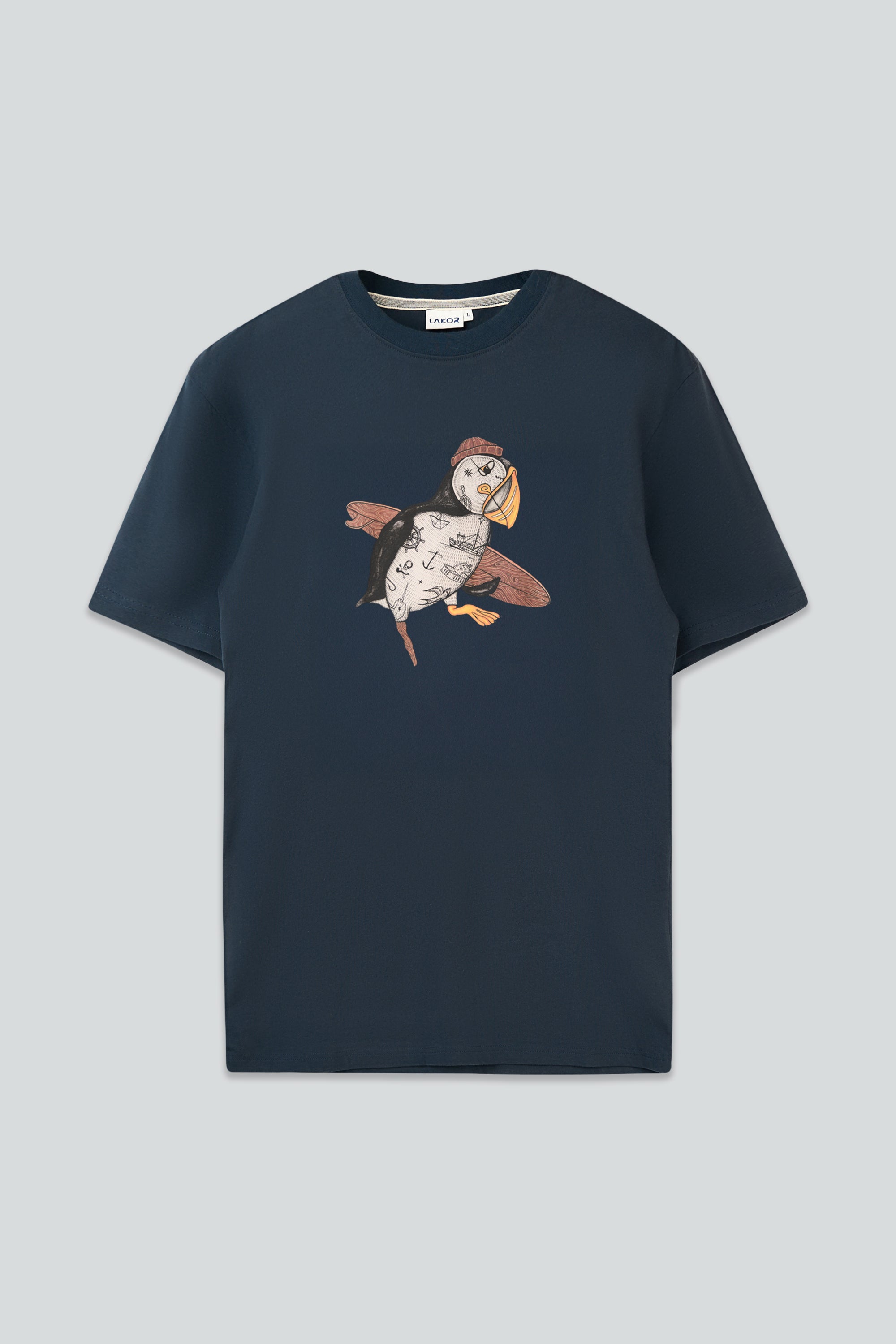 LAKOR Sea Parrot Surf T-shirt T-Shirt Blueberry