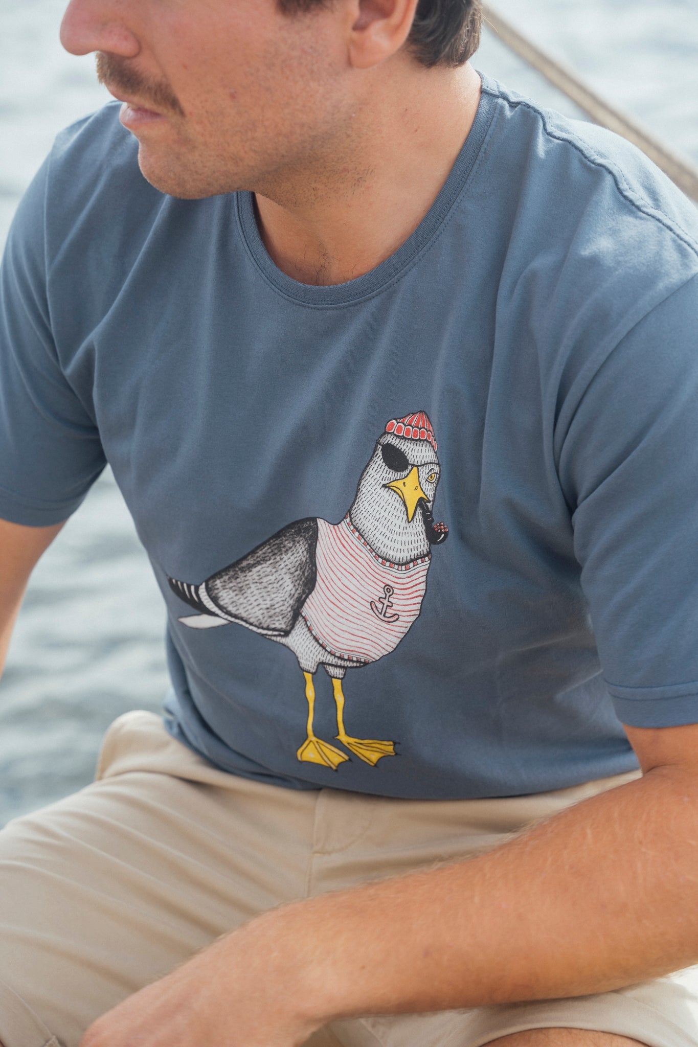 LAKOR Seaborn Seagull T-shirt T-Shirt Bering Sea