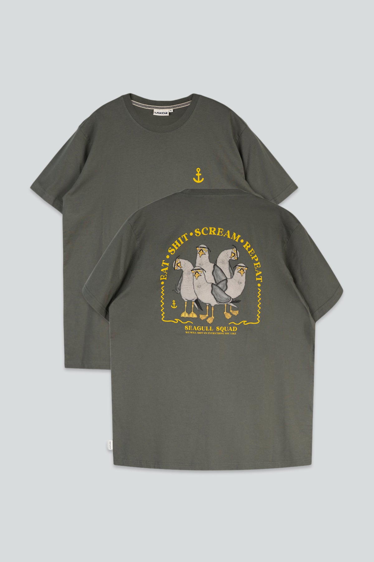 LAKOR Seagull Squad Back T-shirt T-Shirt Urban Chic