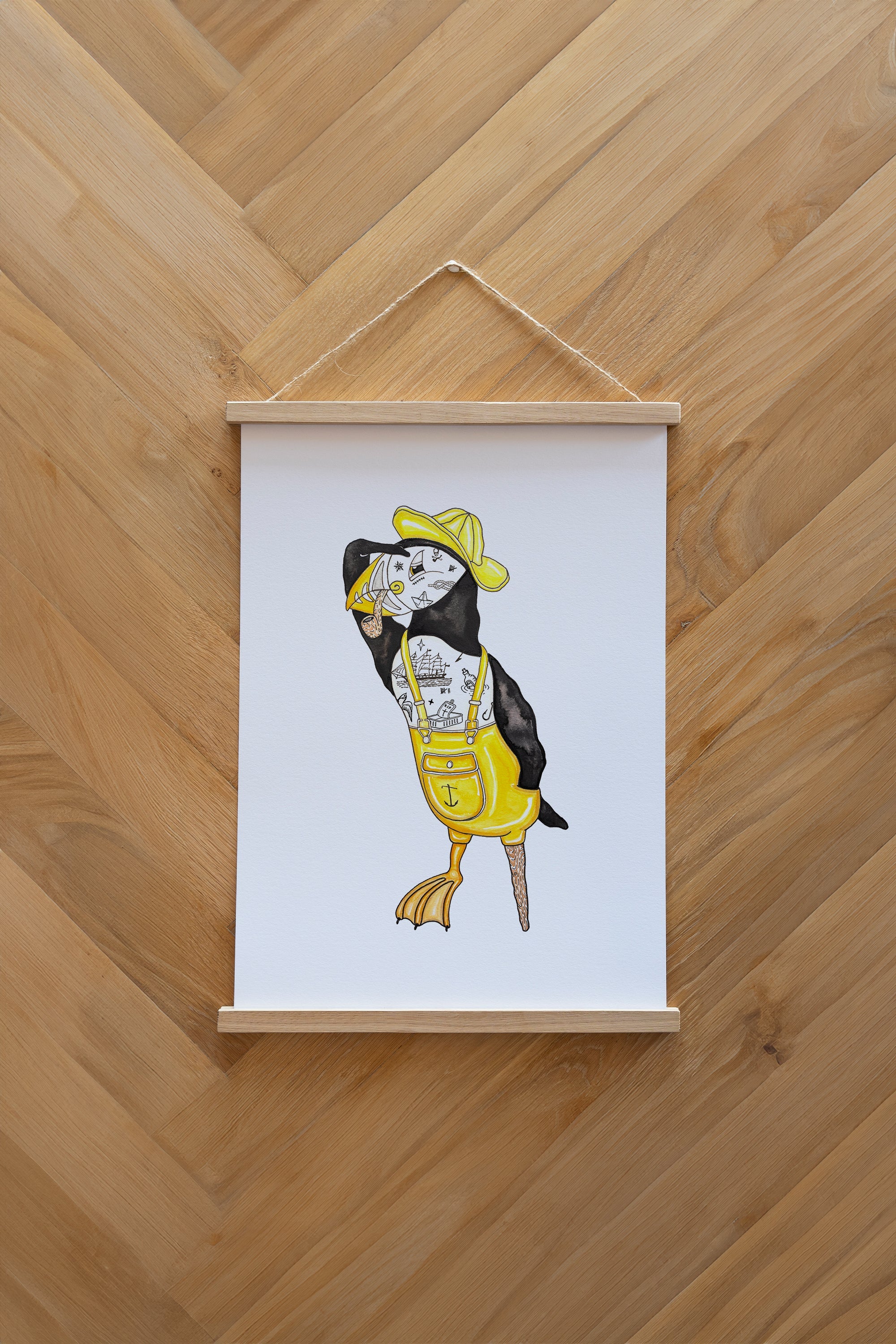 LAKOR Seaparrot Plakat Poster White