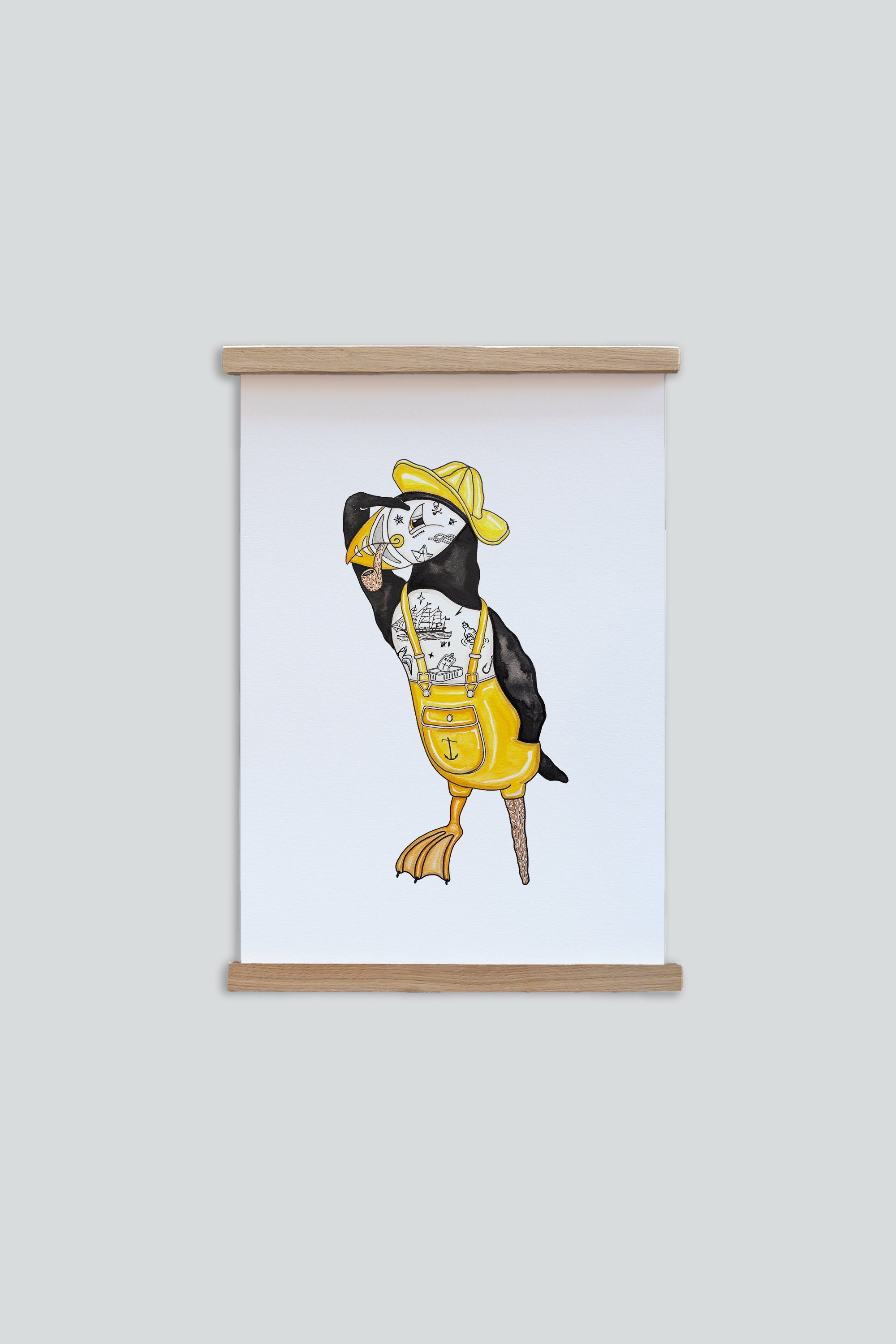 LAKOR Seaparrot Plakat Poster White