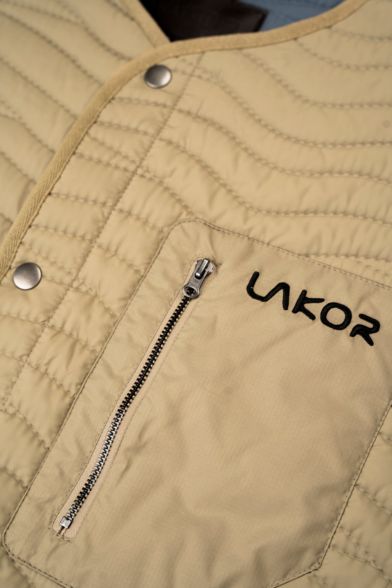 LAKOR Seaway Quilted Vest Jacket Fallen Rock