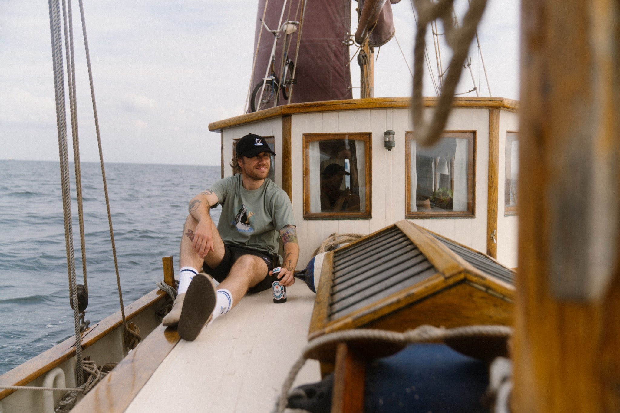 LAKOR Shark Shaka Tennis Socks Tennis Socks White