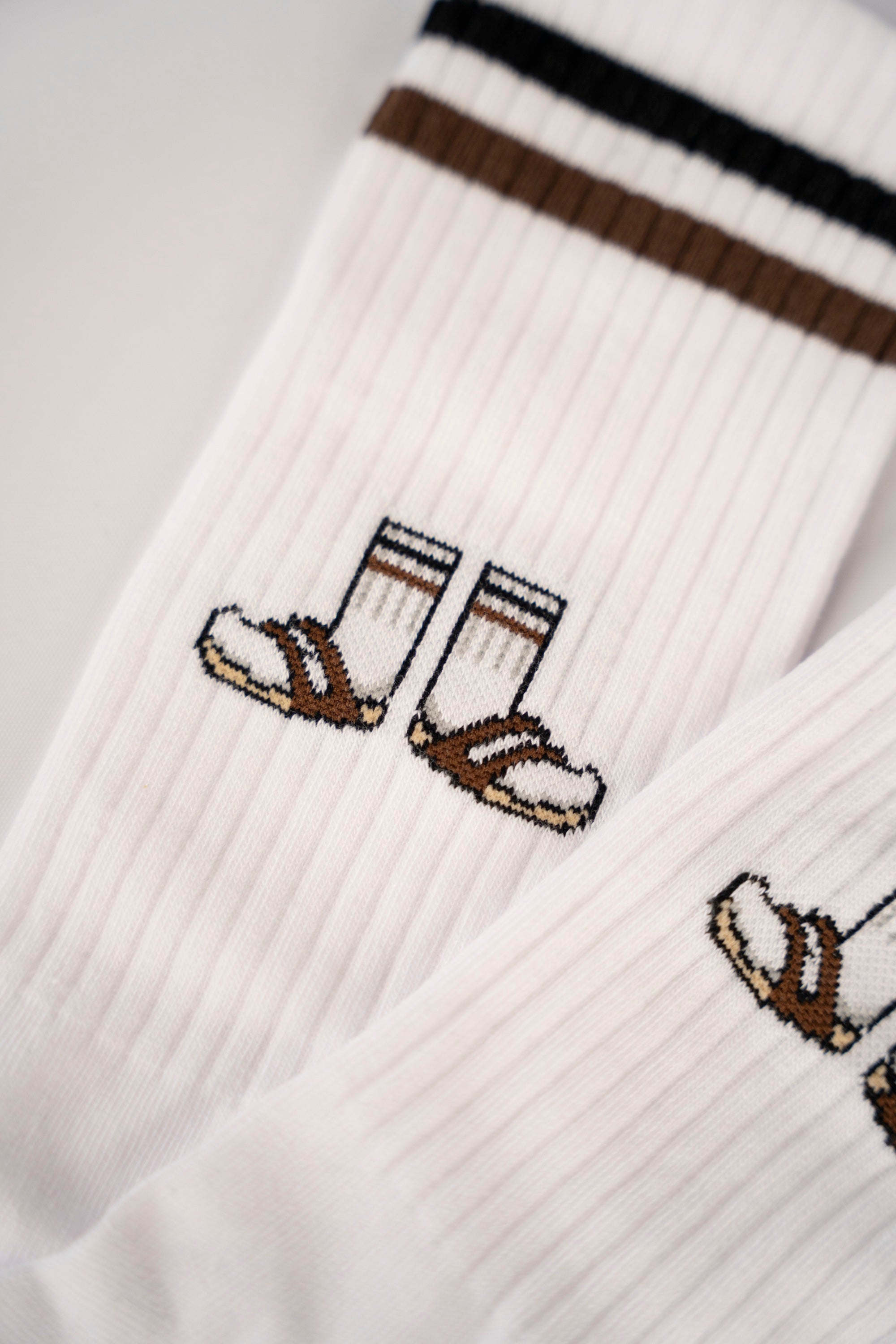 LAKOR Socks & Sandals Socks Tennis Socks White