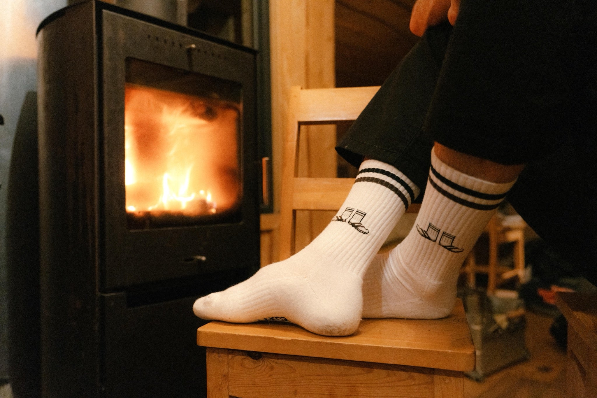 LAKOR Socks & Sandals Socks Tennis Socks White