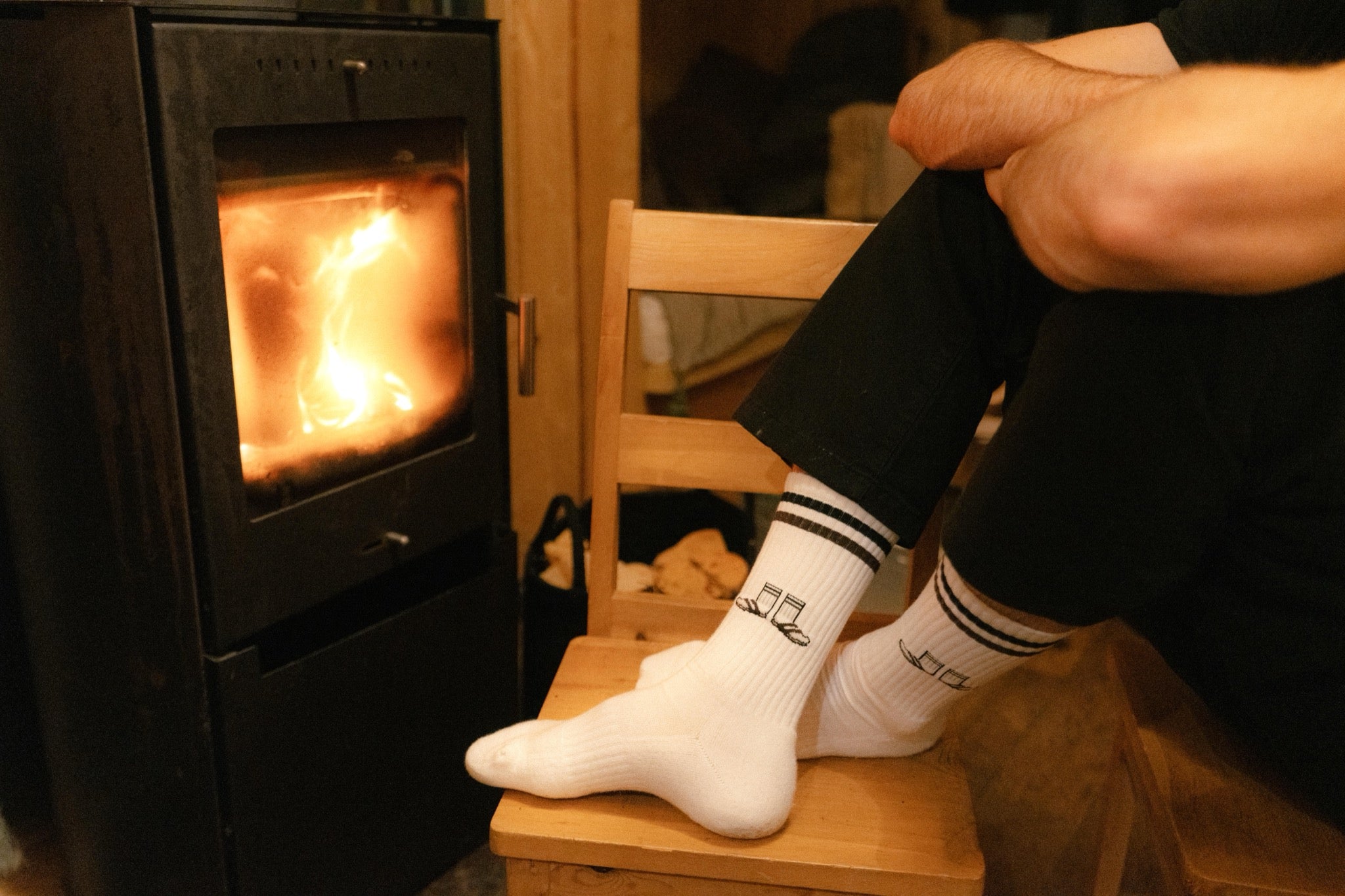 LAKOR Socks & Sandals Socks Tennis Socks White