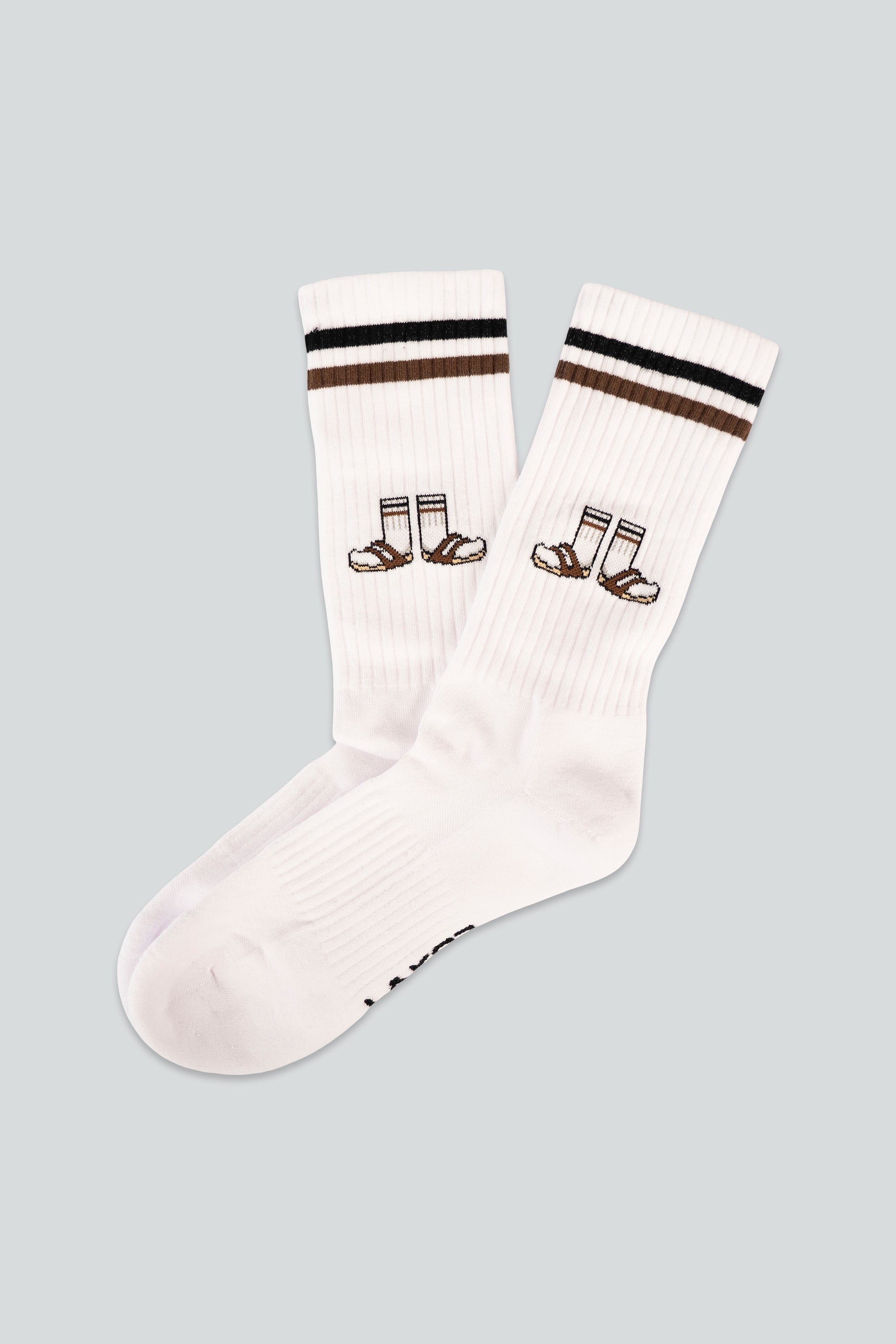 LAKOR Socks & Sandals Socks Tennis Socks White