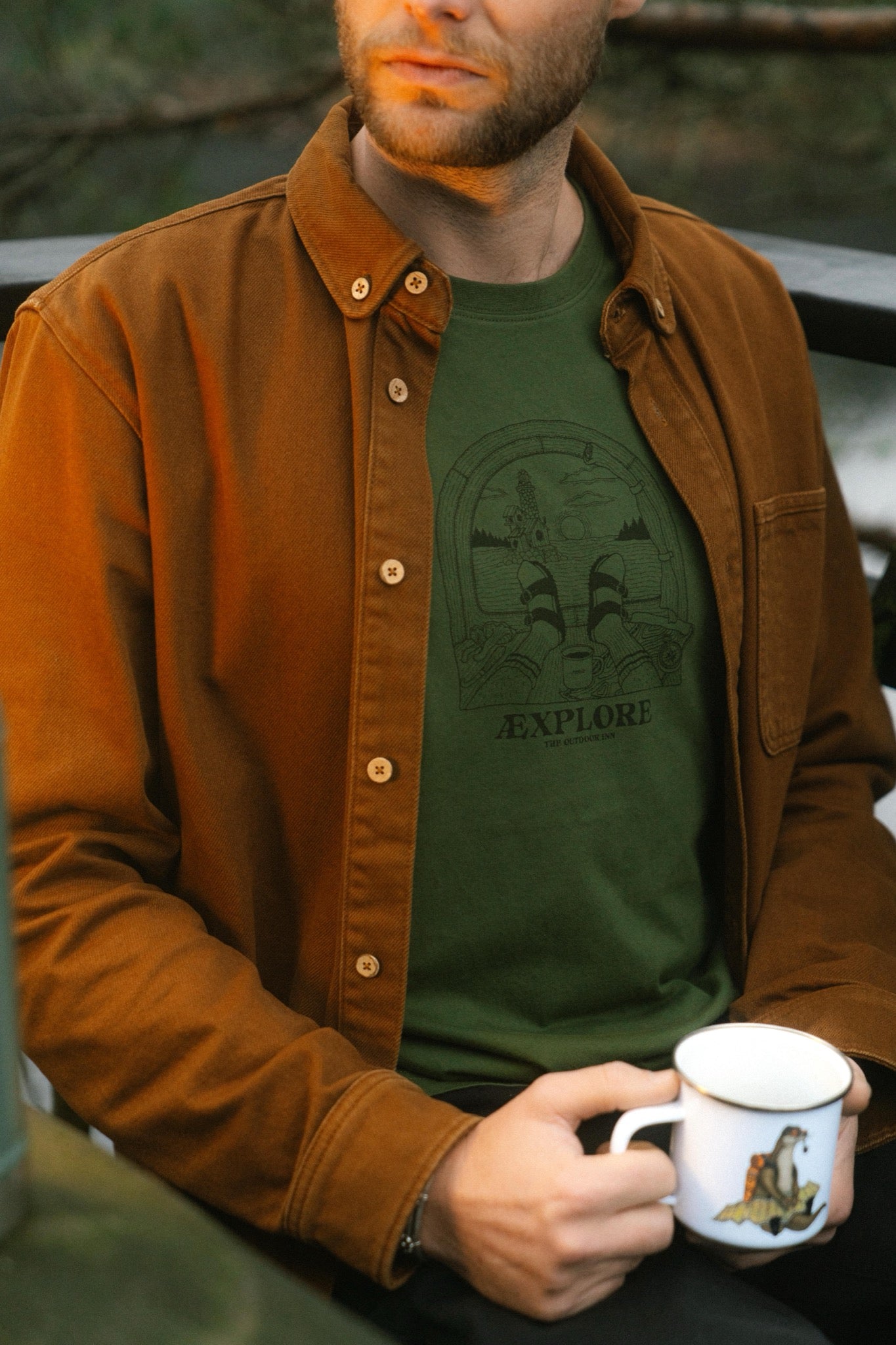 LAKOR Spork Overshirt Overshirt Monk's Robe
