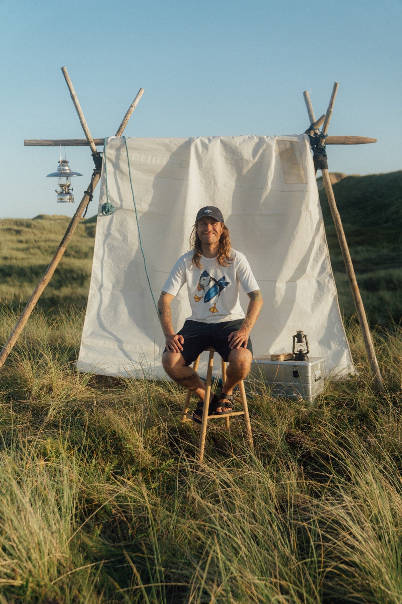 LAKOR Surf's Up T-shirt T-Shirt Star White