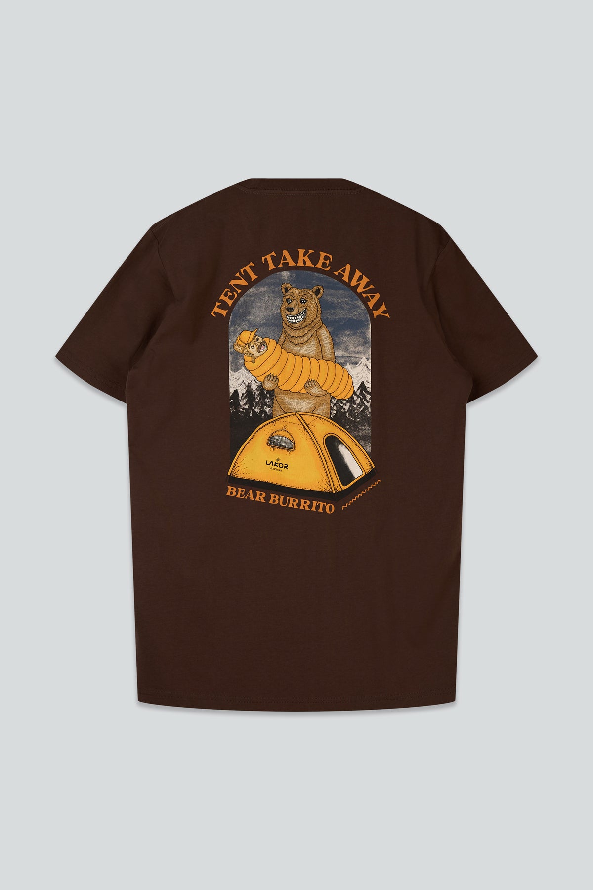 LAKOR Tent Takeaway T-shirt T-Shirt Chicory Coffee