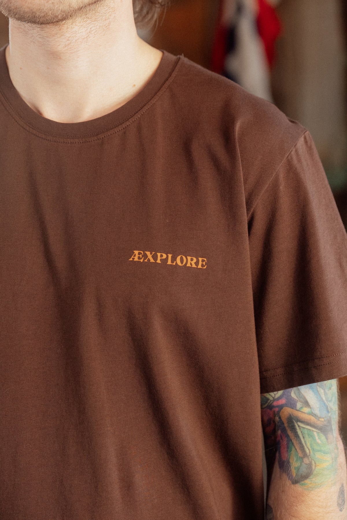 LAKOR Tent Takeaway T-shirt T-Shirt Chicory Coffee