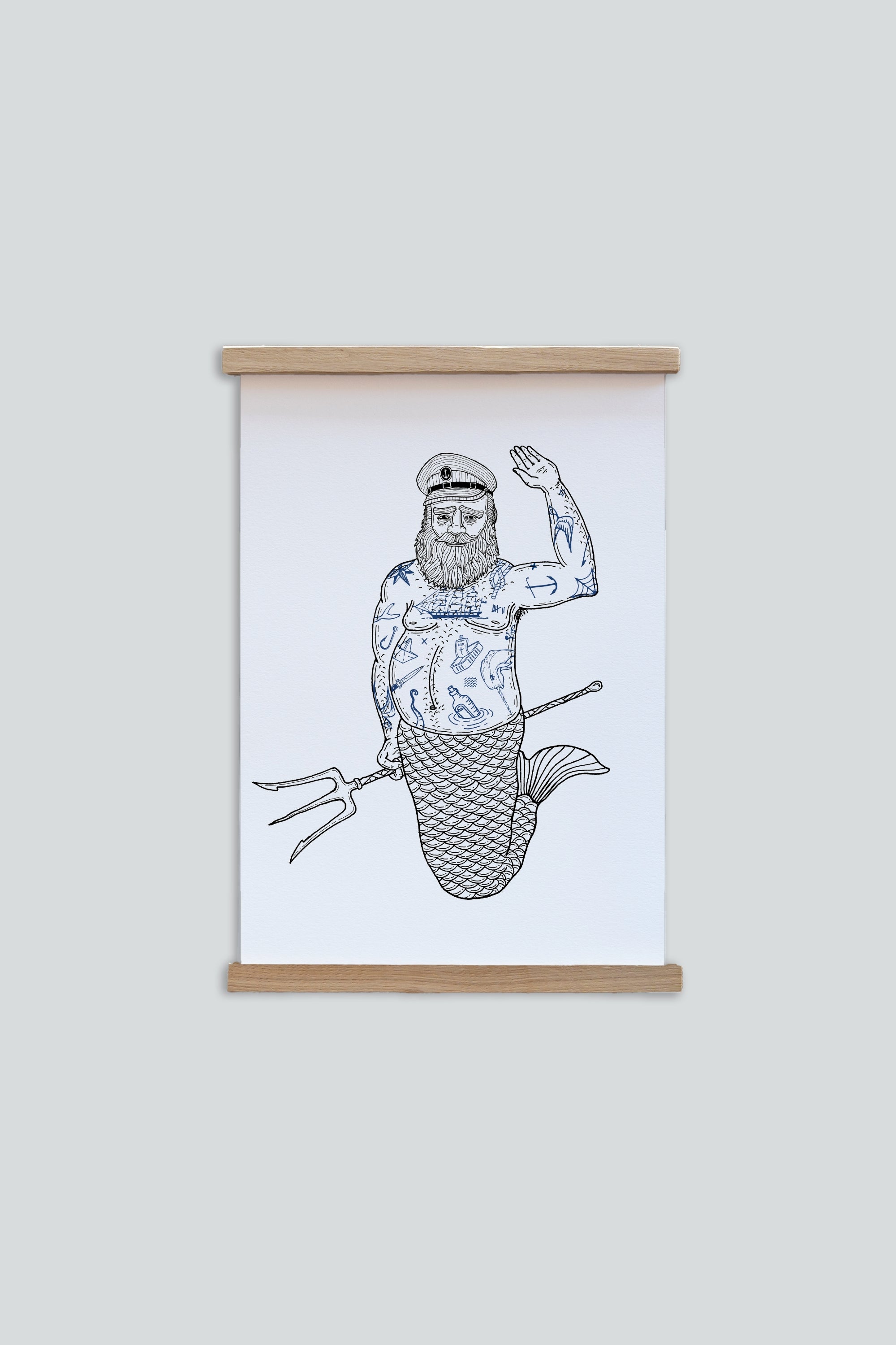 LAKOR The Real Neptune Plakat Poster White