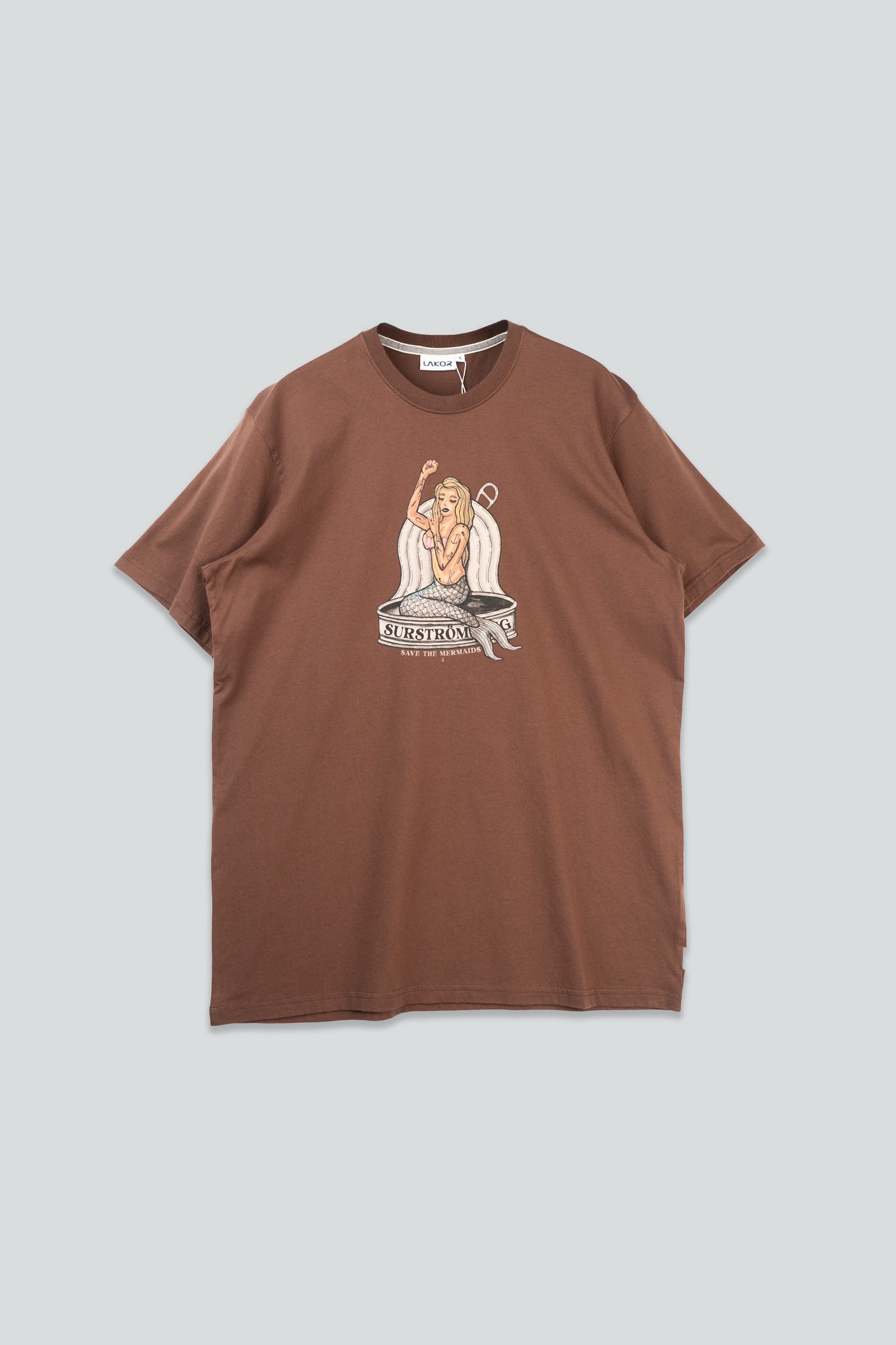 LAKOR Tinned Mermaid T-shirt T-Shirt Chicory Coffee