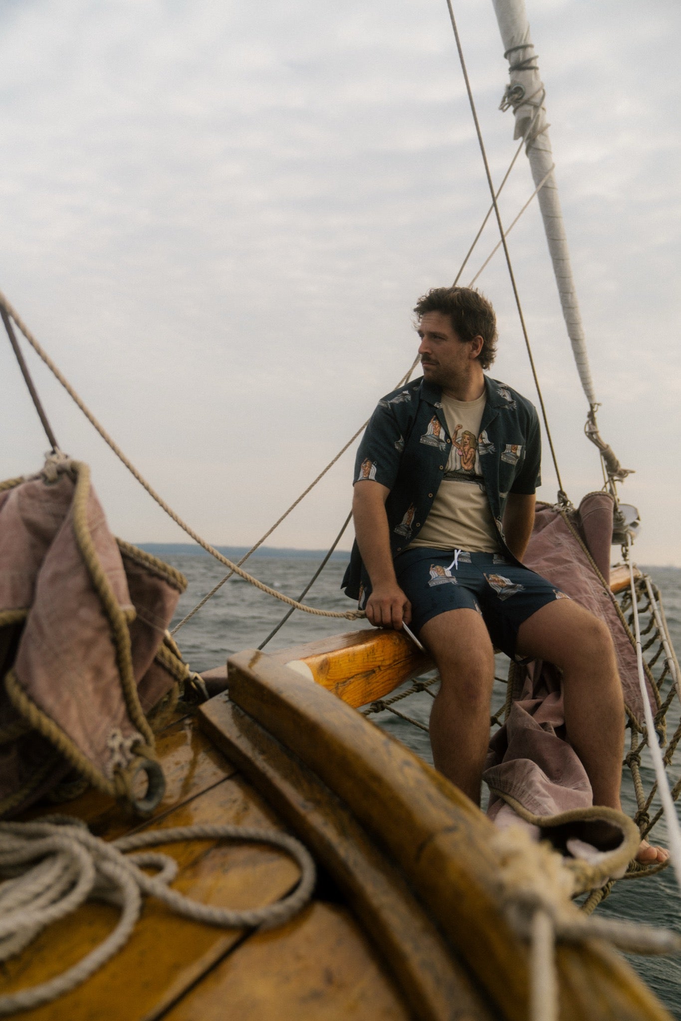 LAKOR Tinned Mermaid T-shirt T-Shirt White Pepper