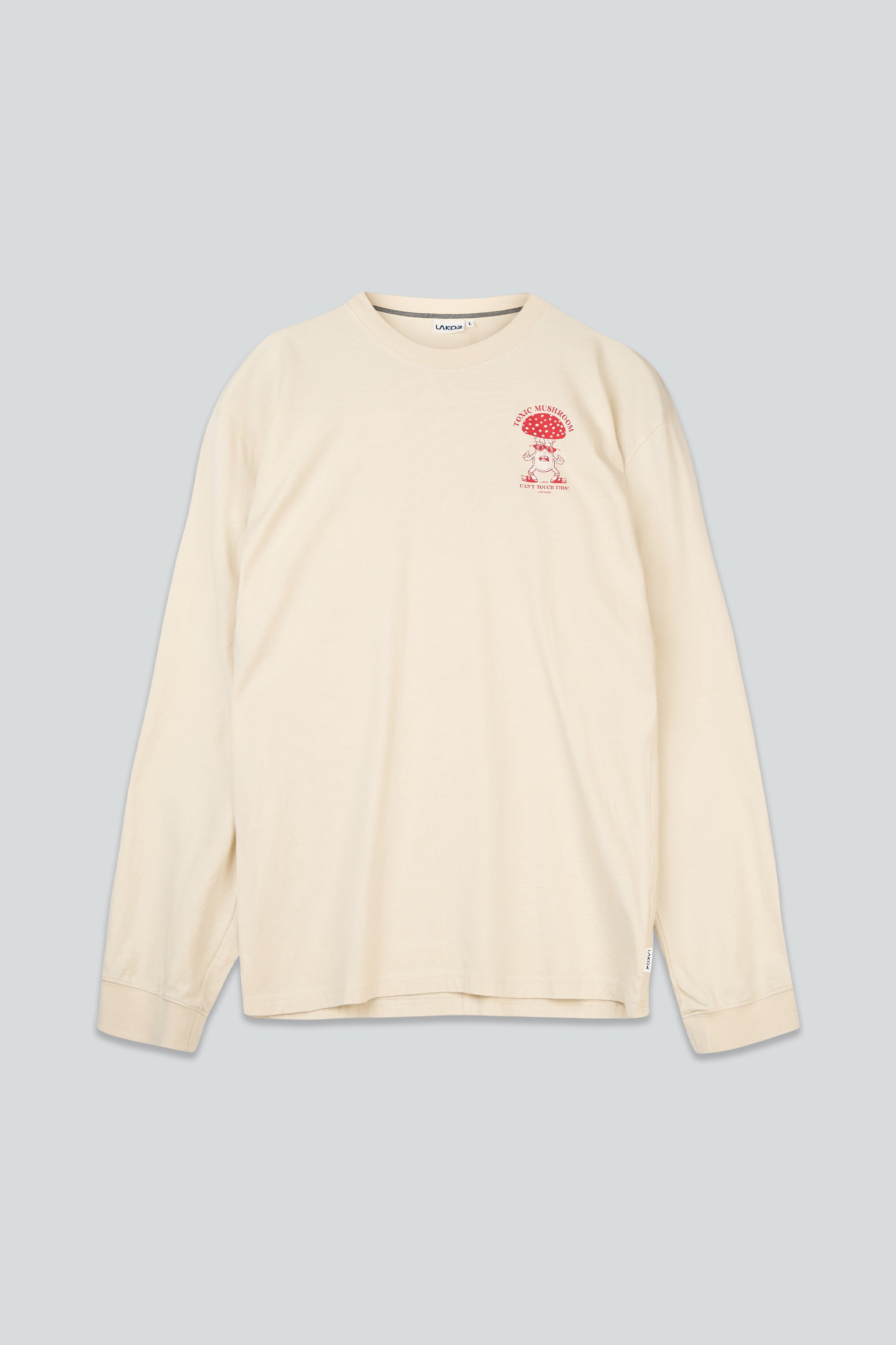 LAKOR Toxic Mushroom Boxfit LS T-shirt T-Shirt Rainy Day