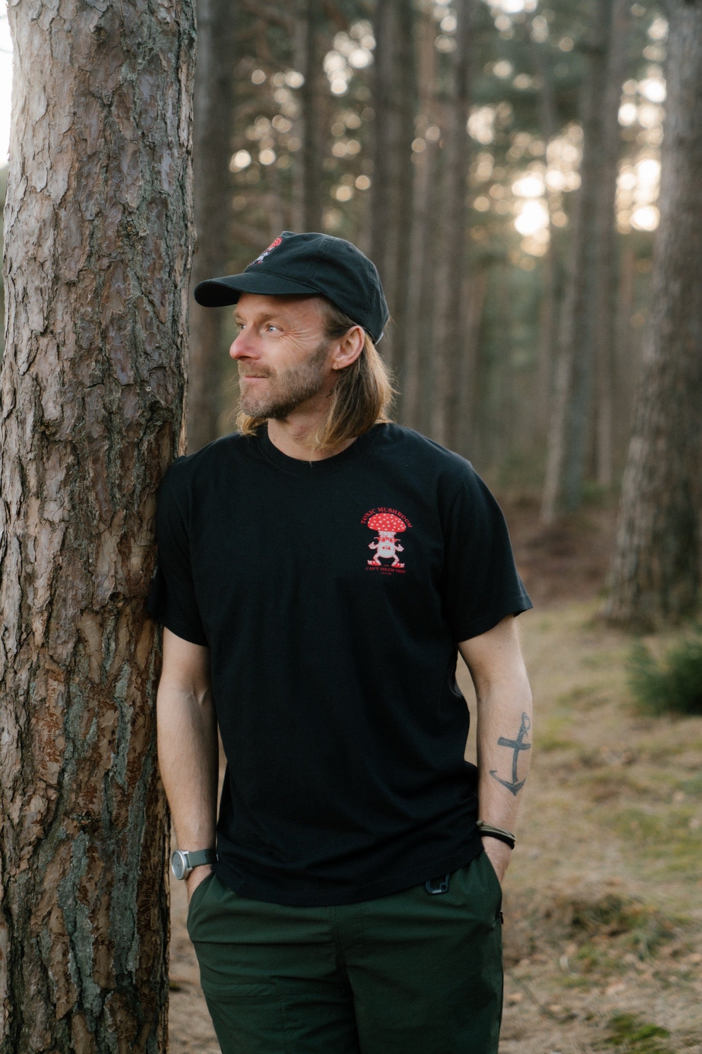 LAKOR Toxic Mushroom T-shirt T-Shirt Moonless Night