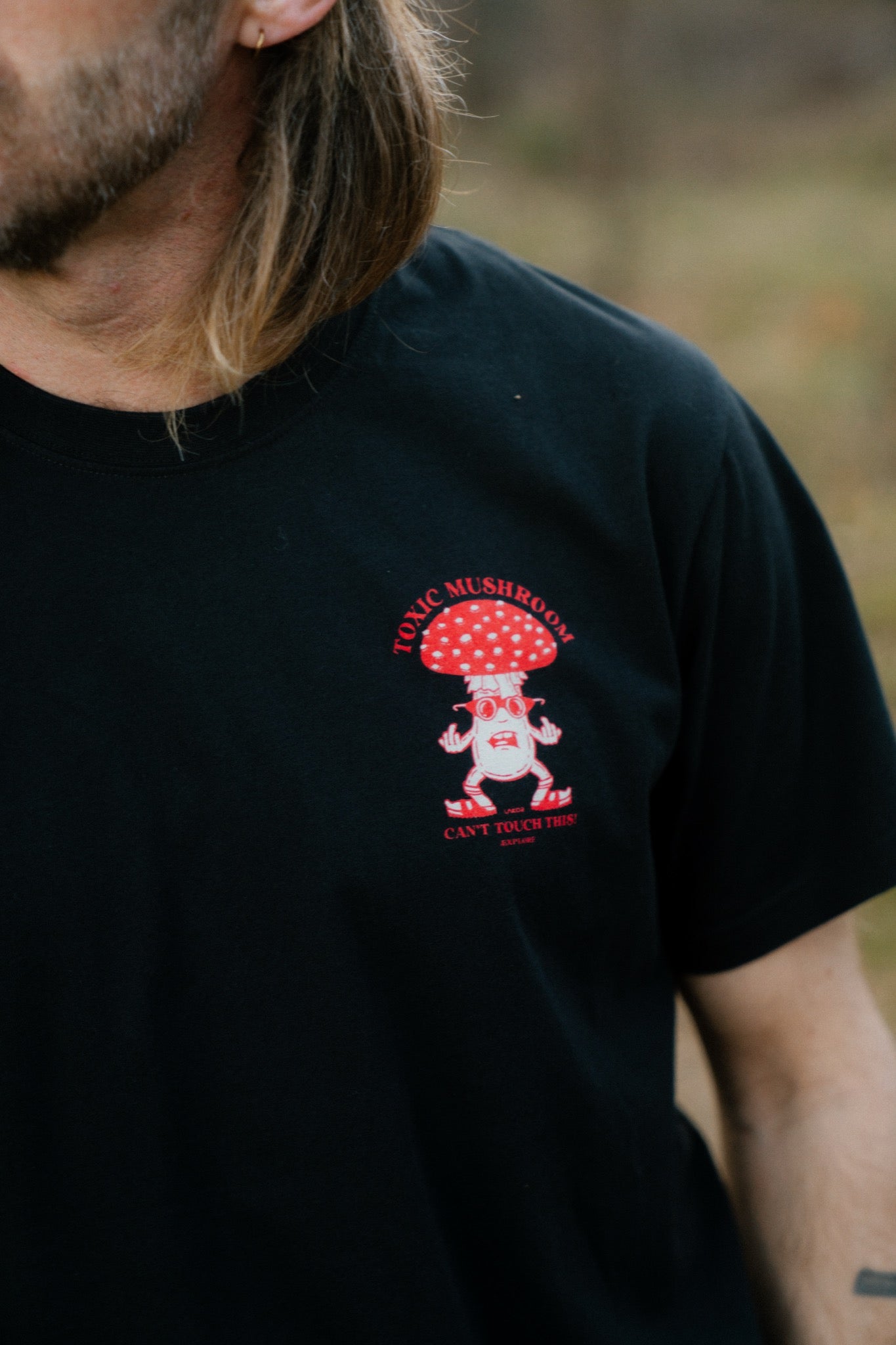 LAKOR Toxic Mushroom T-shirt T-Shirt Moonless Night
