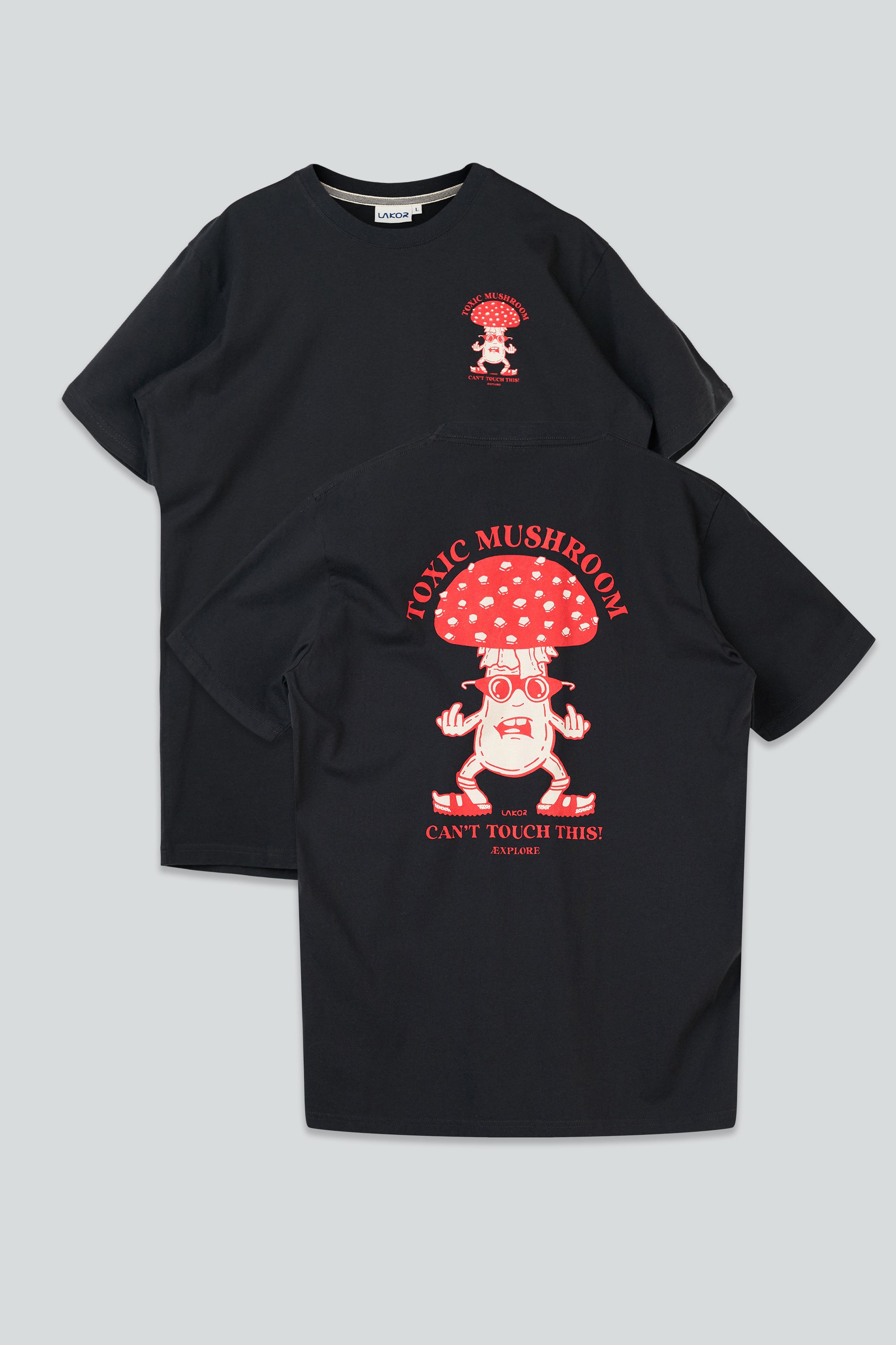 LAKOR Toxic Mushroom T-shirt T-Shirt Moonless Night