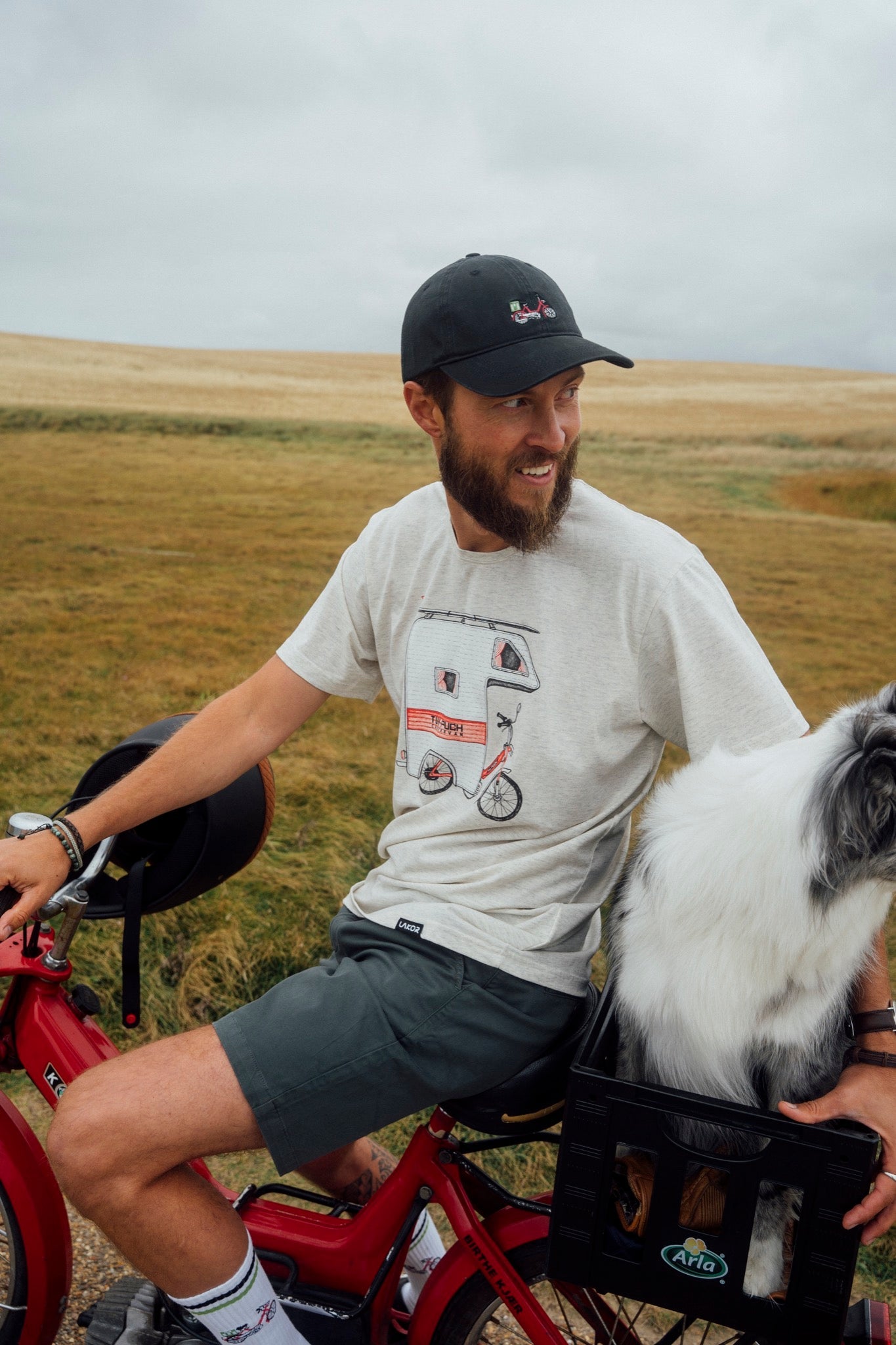 LAKOR Tuk-Puch T-shirt T-Shirt Oatmeal Melange