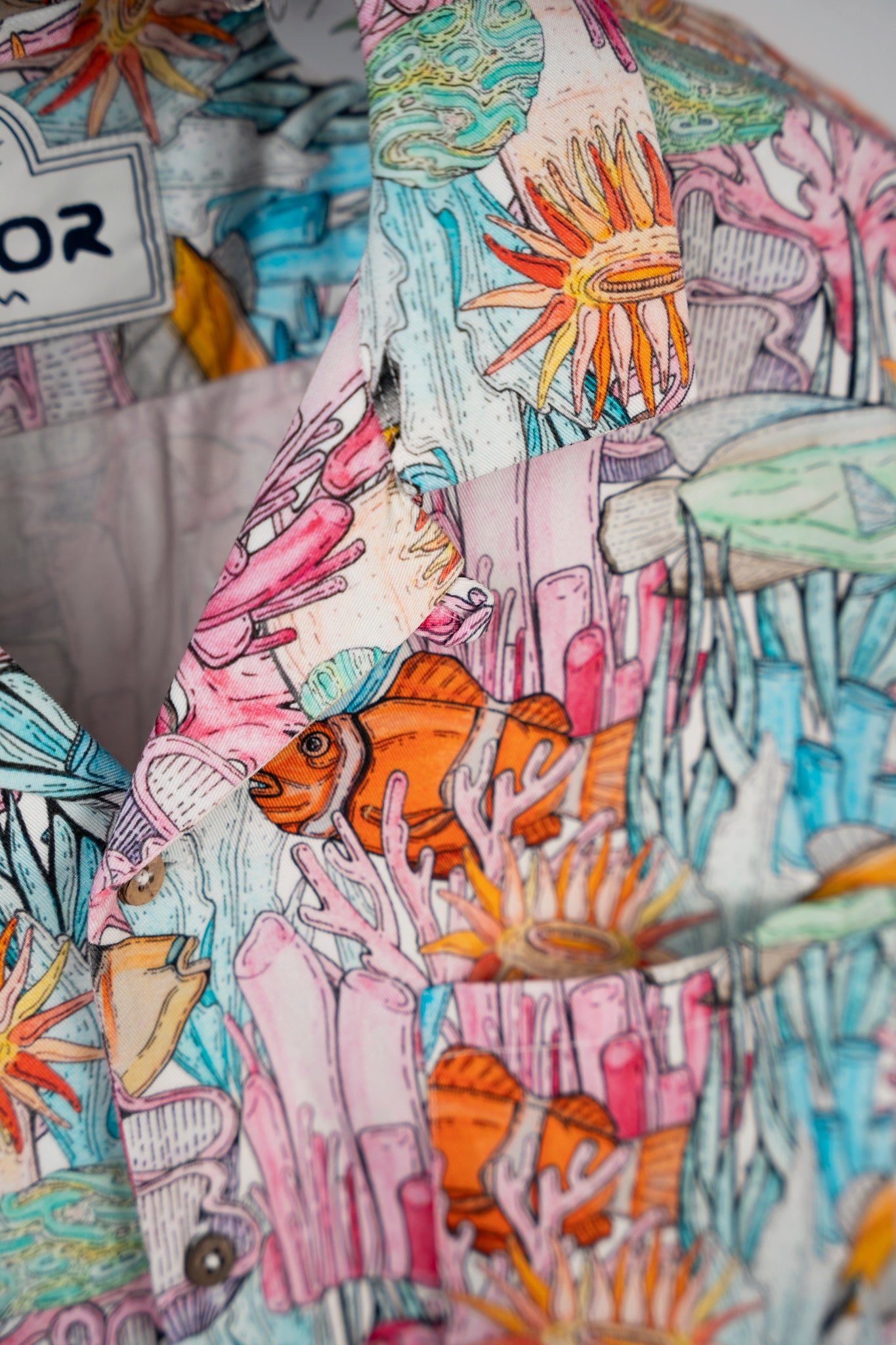 LAKOR Underwater Garden Short Sleeve Shirt Short Sleeve Shirt Multicolor