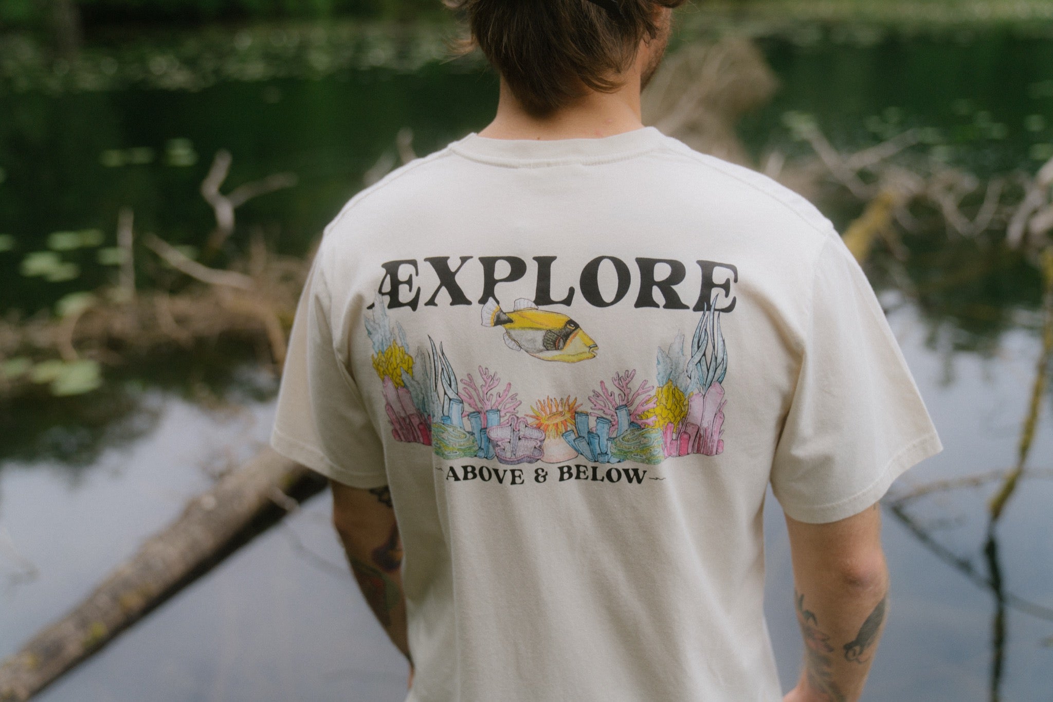 LAKOR Underwater Garden T-shirt T-Shirt Rainy Day