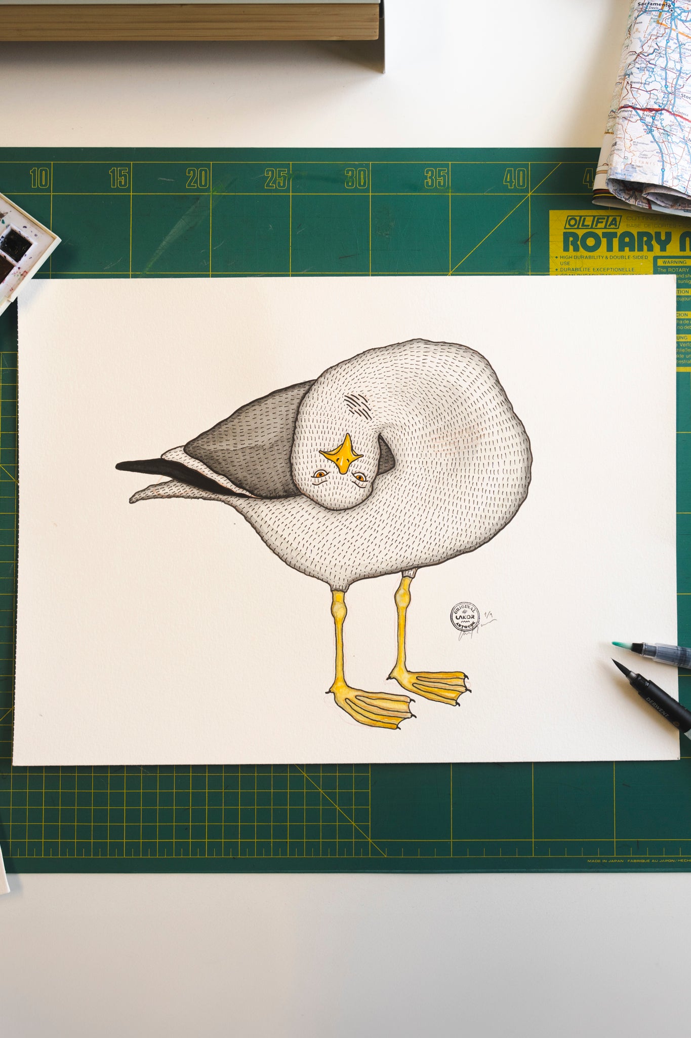 LAKOR Upside Down Original Poster White