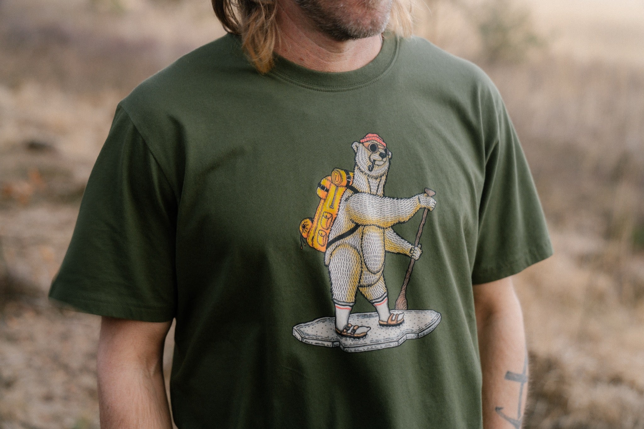 LAKOR WASSUP T-shirt T-Shirt Riffle Green