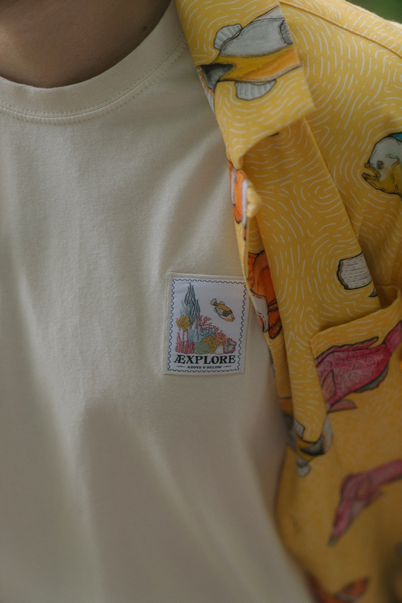 LAKOR Wall of Wonder Patch T-shirt T-Shirt Rainy Day