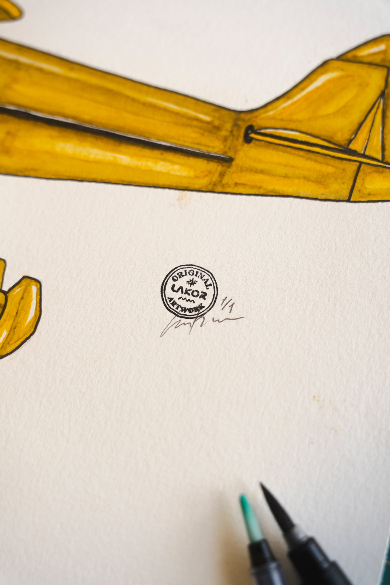 LAKOR Water Plane Original Poster White