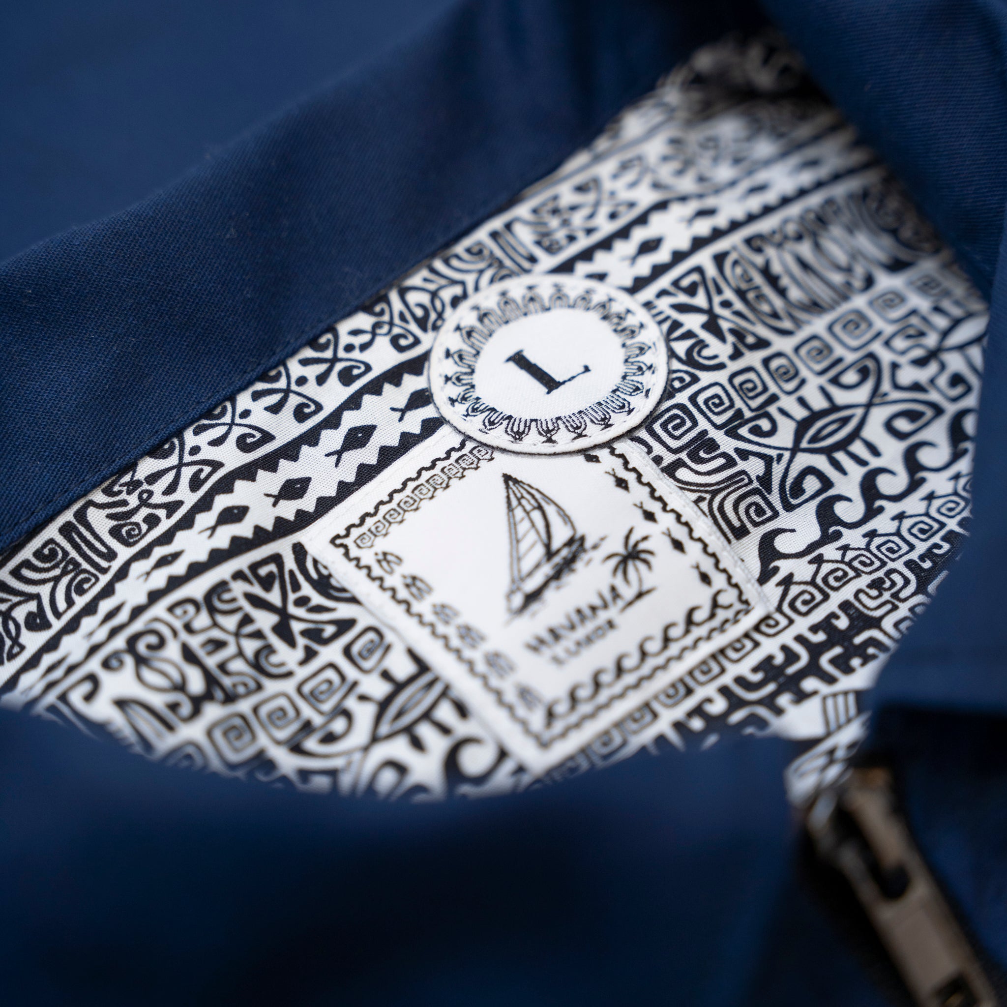 Havana Shirt Jacket (Ocean Depths)