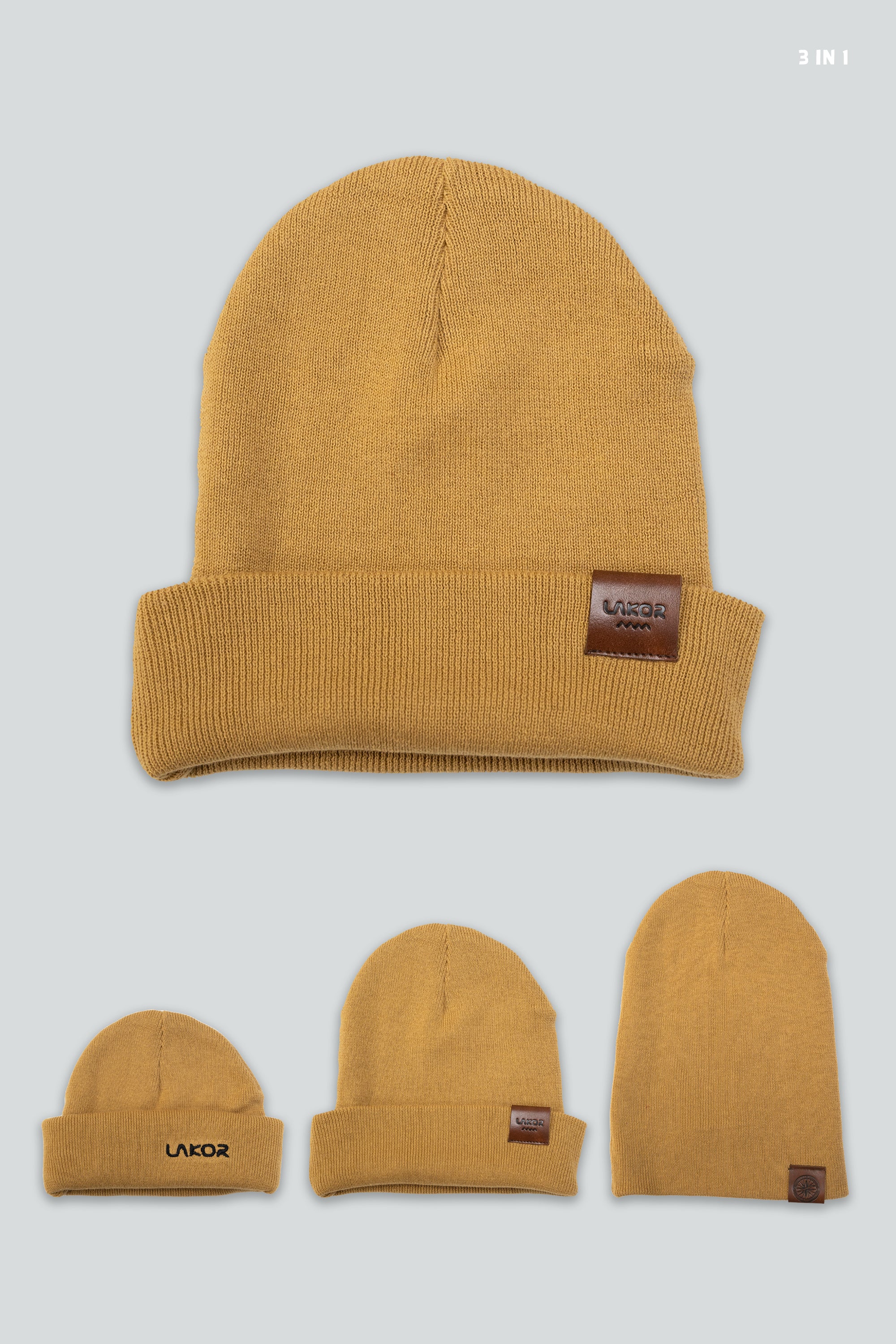 Boom Beanie (Mustard)